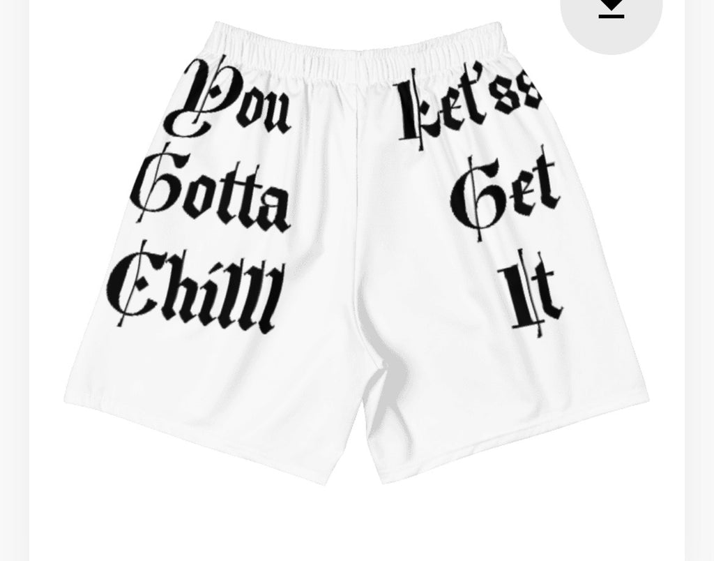 All-Over Print Unisex Athletic Long Shorts ‘Lust Talib ‘