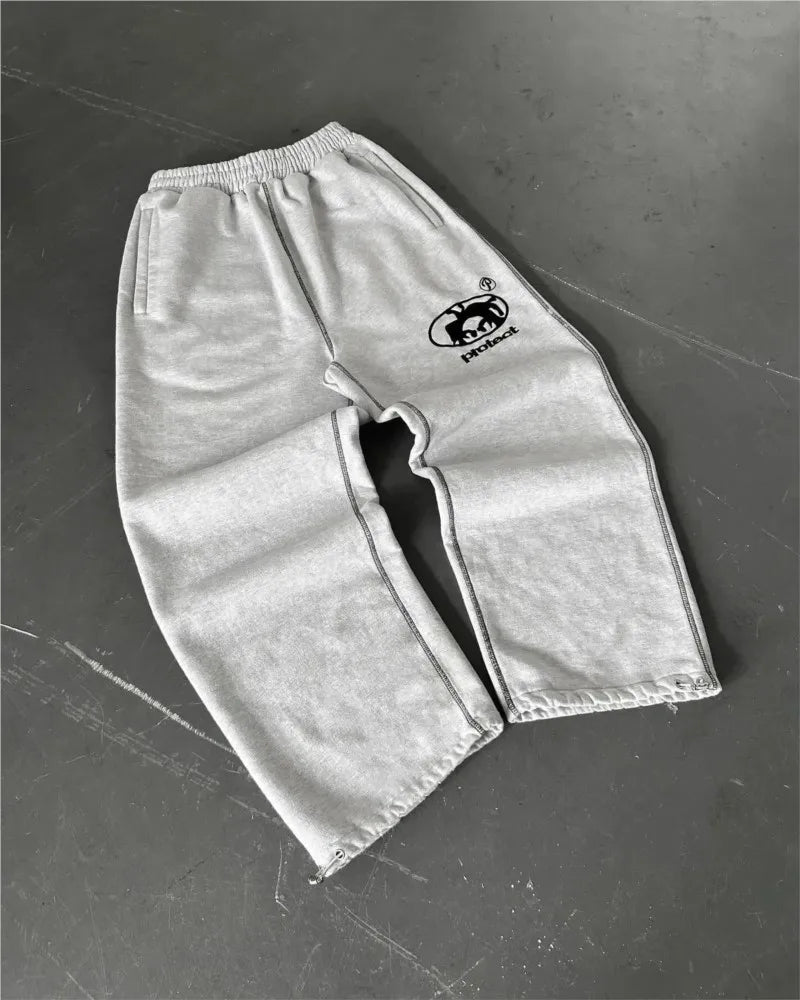 Man Baggy Pants Cargo Streetwear JIGGY Joggers Unisex Retro