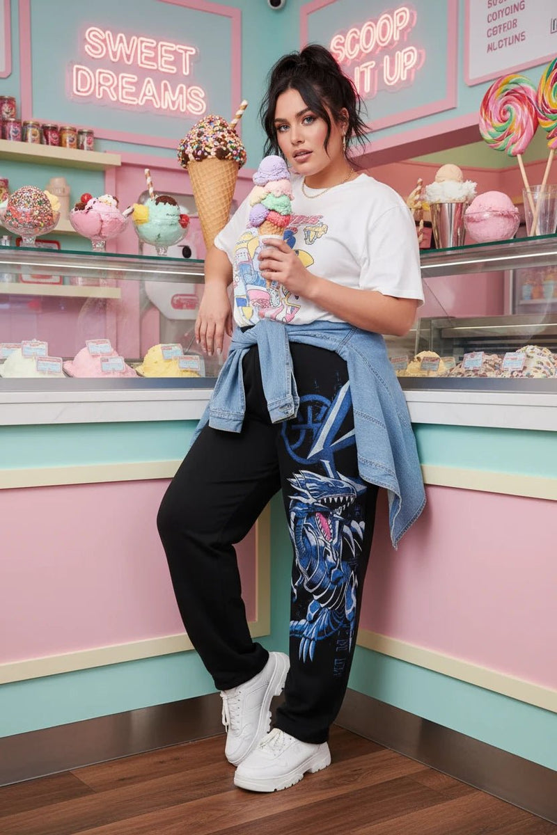 Yu-Gi-Oh Baggy Pants – Wide Leg Y2K Streetwear Joggers for Man and Women - LustTalib