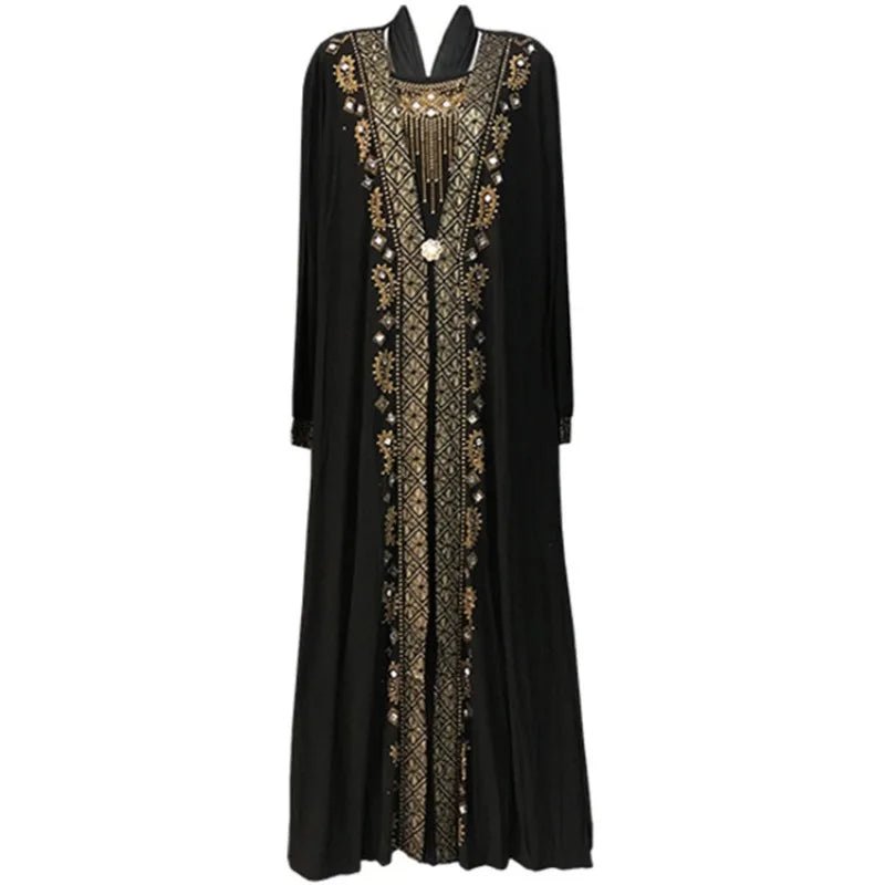 Dubai Abaya Women – Sequin Beading Kaftan Islamic Maxi Dress Caftan - LustTalib