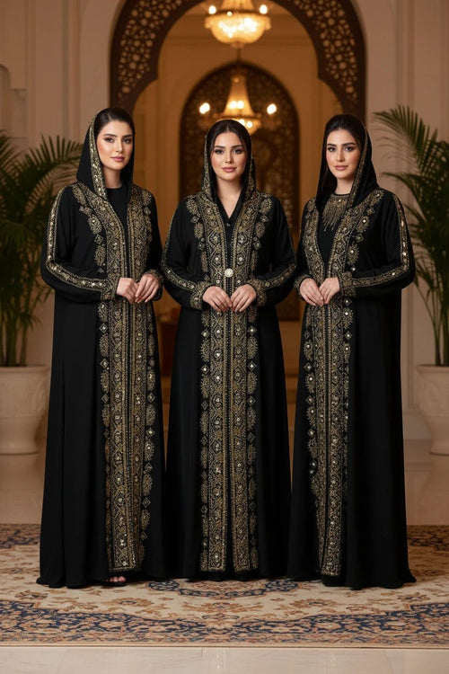 Dubai Abaya Women – Sequin Beading Kaftan Islamic Maxi Dress Caftan