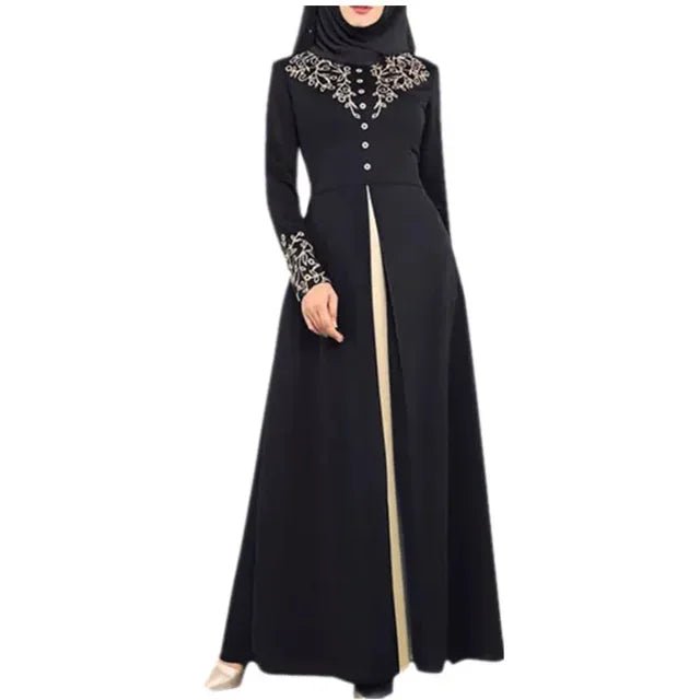 Abaya Femme Dubai – Robe Musulmane Longue Appliques – LustTalib