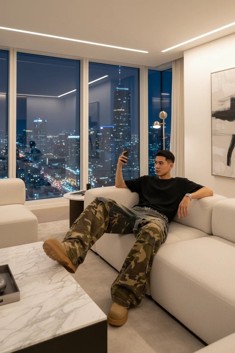 Baggy Jeans For Man and Woman Ripped Denim Jiggy Vintage Brand - LustTalib