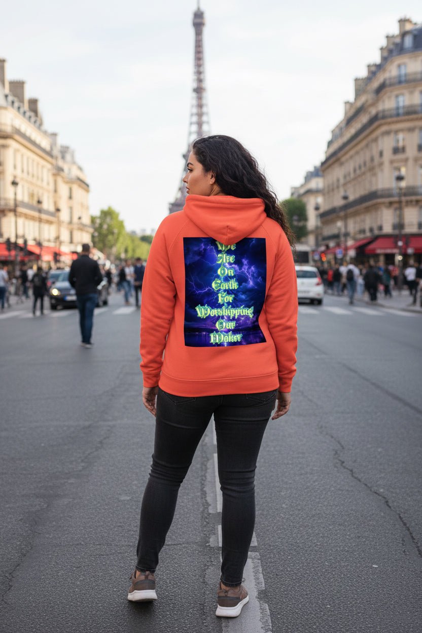 Lust Talib Hoodie « We Live » – Unisex Eco Raglan - LustTalib