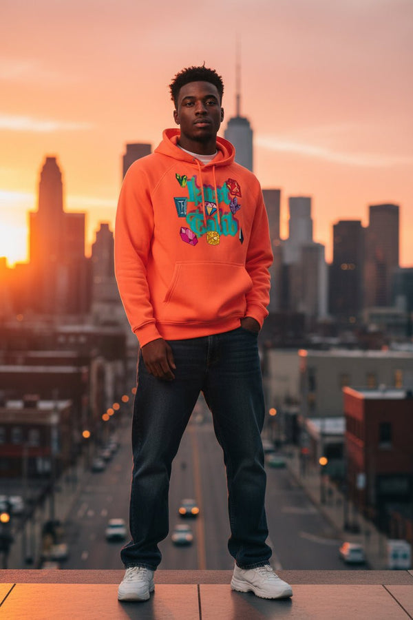 Lust Talib Hoodie « We Live » – Unisex Eco Raglan - LustTalib