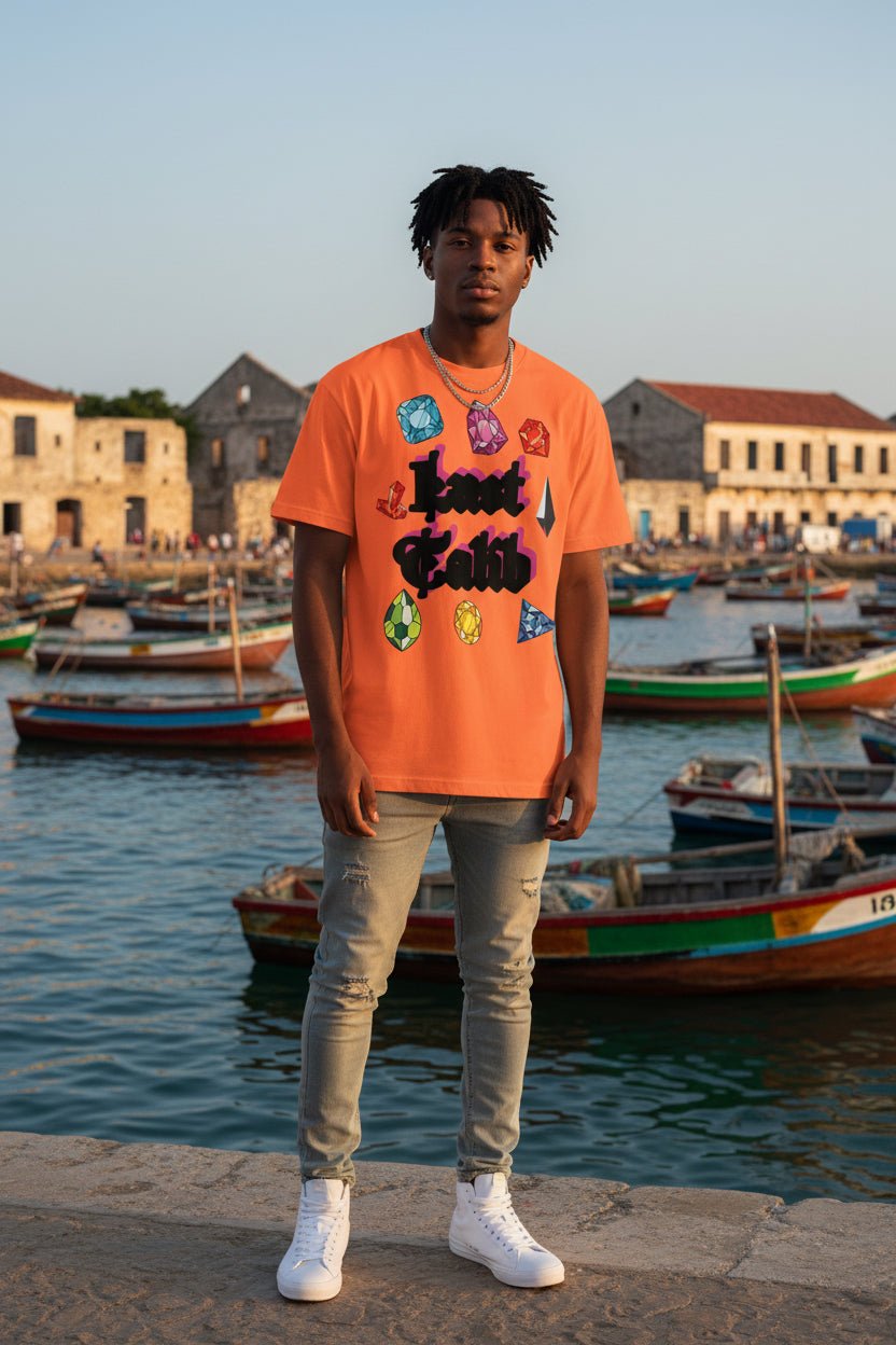 T-shirt Heavyweight Unisex Collection « We Live – LUST TALIB | 100% Coton Ring-Spun - LustTalib
