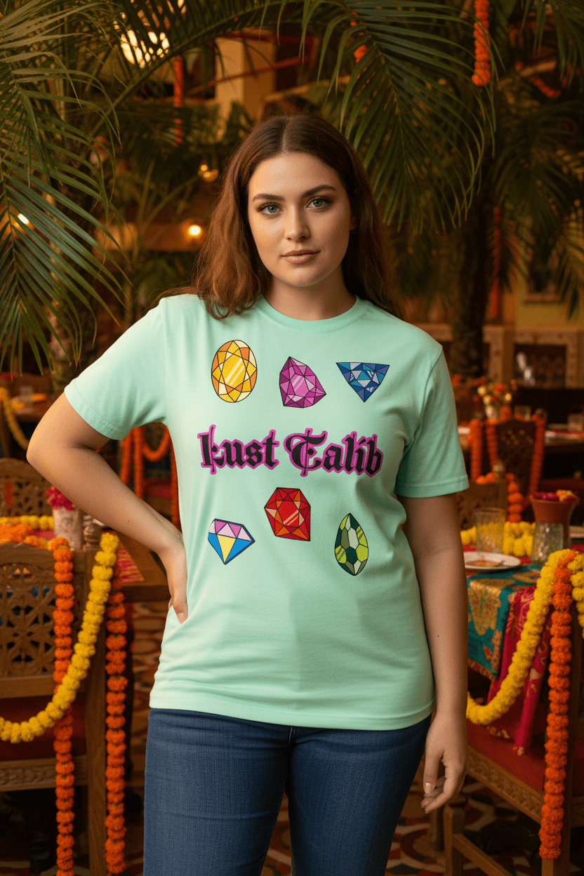 Unisex heavyweight t-shirt LUST TALIB collection ‘ We Live ´ - LustTalib