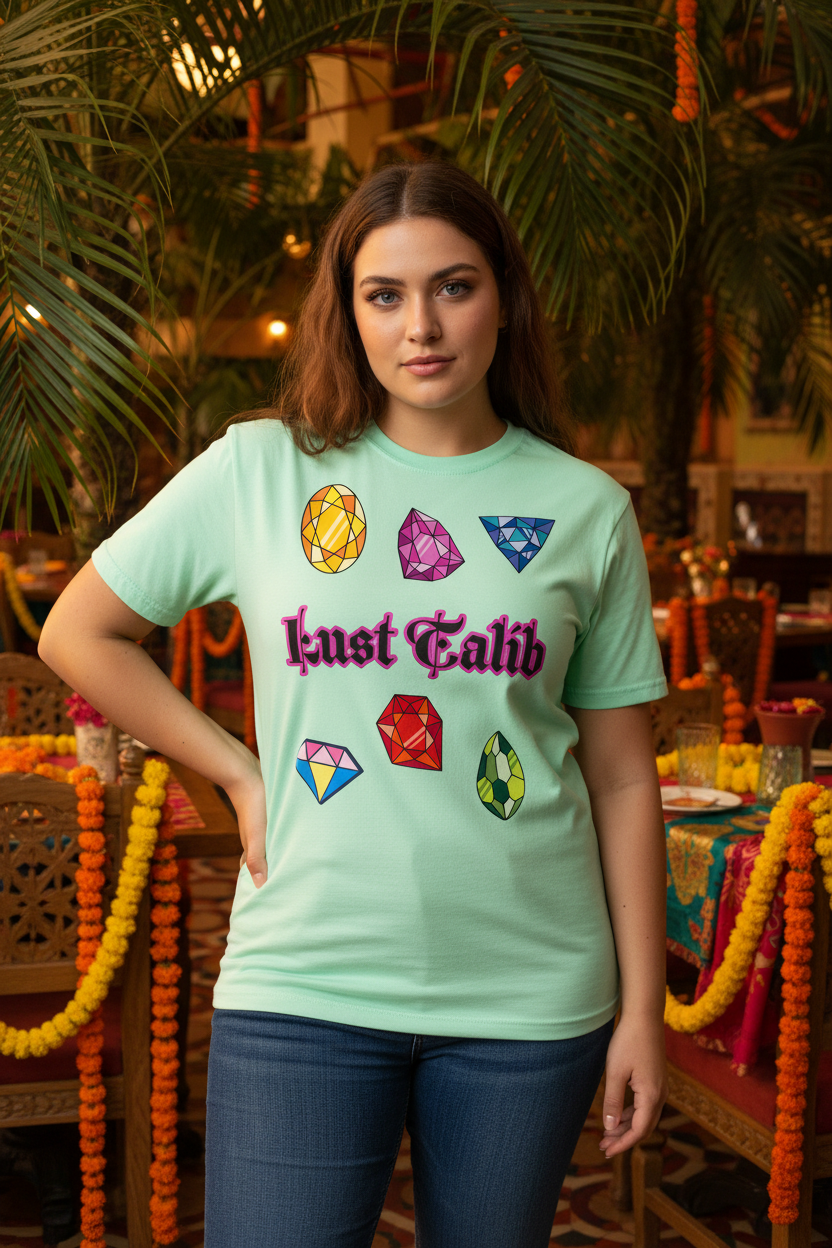 Unisex heavyweight t-shirt LUST TALIB collection ‘ We Live ´