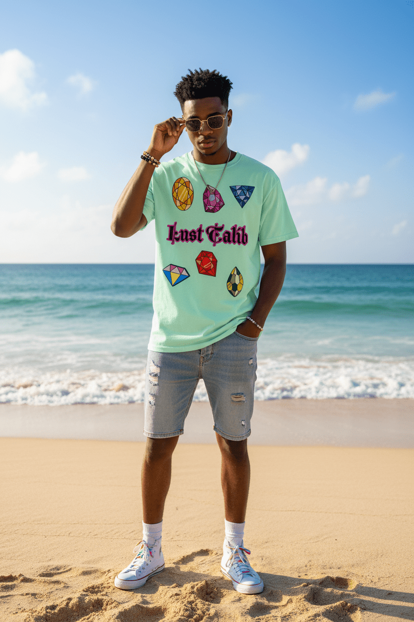 Unisex heavyweight t-shirt LUST TALIB collection ‘ We Live ´ - LustTalib